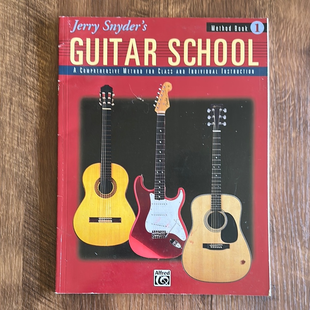 Alfred Red Guitar School Method Book